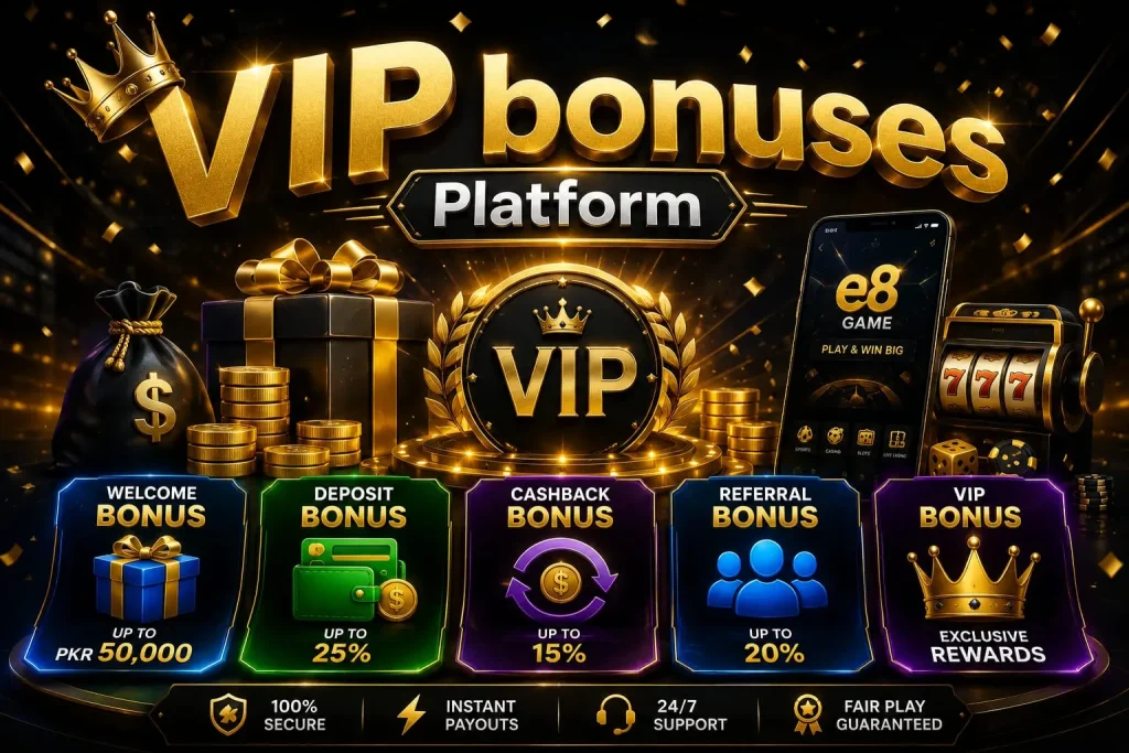 E8 Game daily promotes a real bonus.
