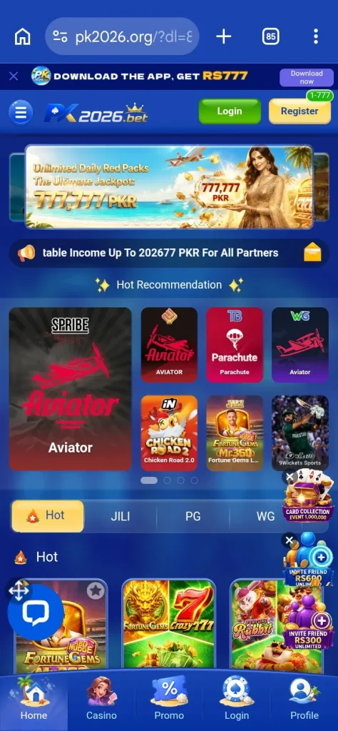Pk2026 Game Login